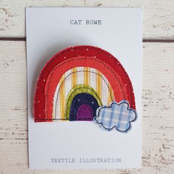 Rainbow Brooch - Made to Order