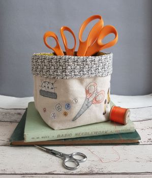 Gathered - An Applique Sewing Basket Pattern