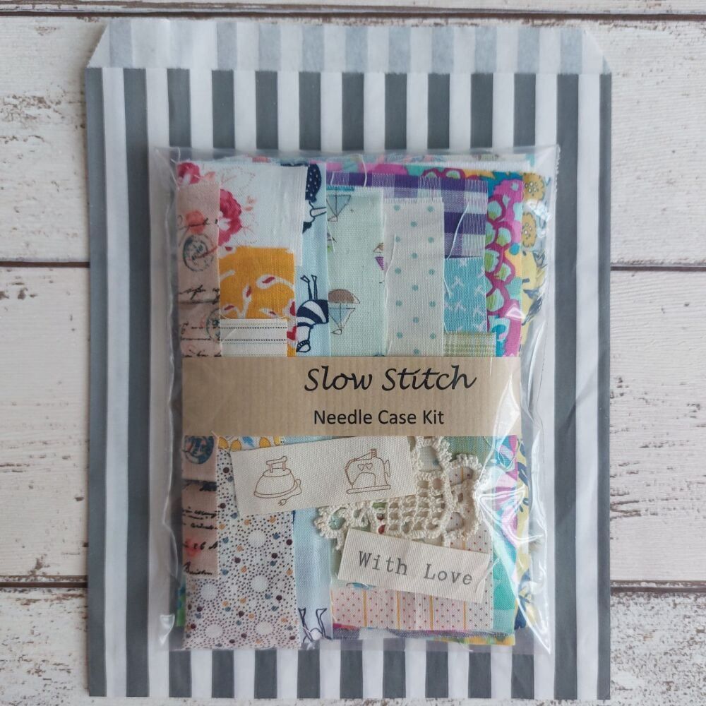 Slow Stitch - Needlecase kit – Multicoloured