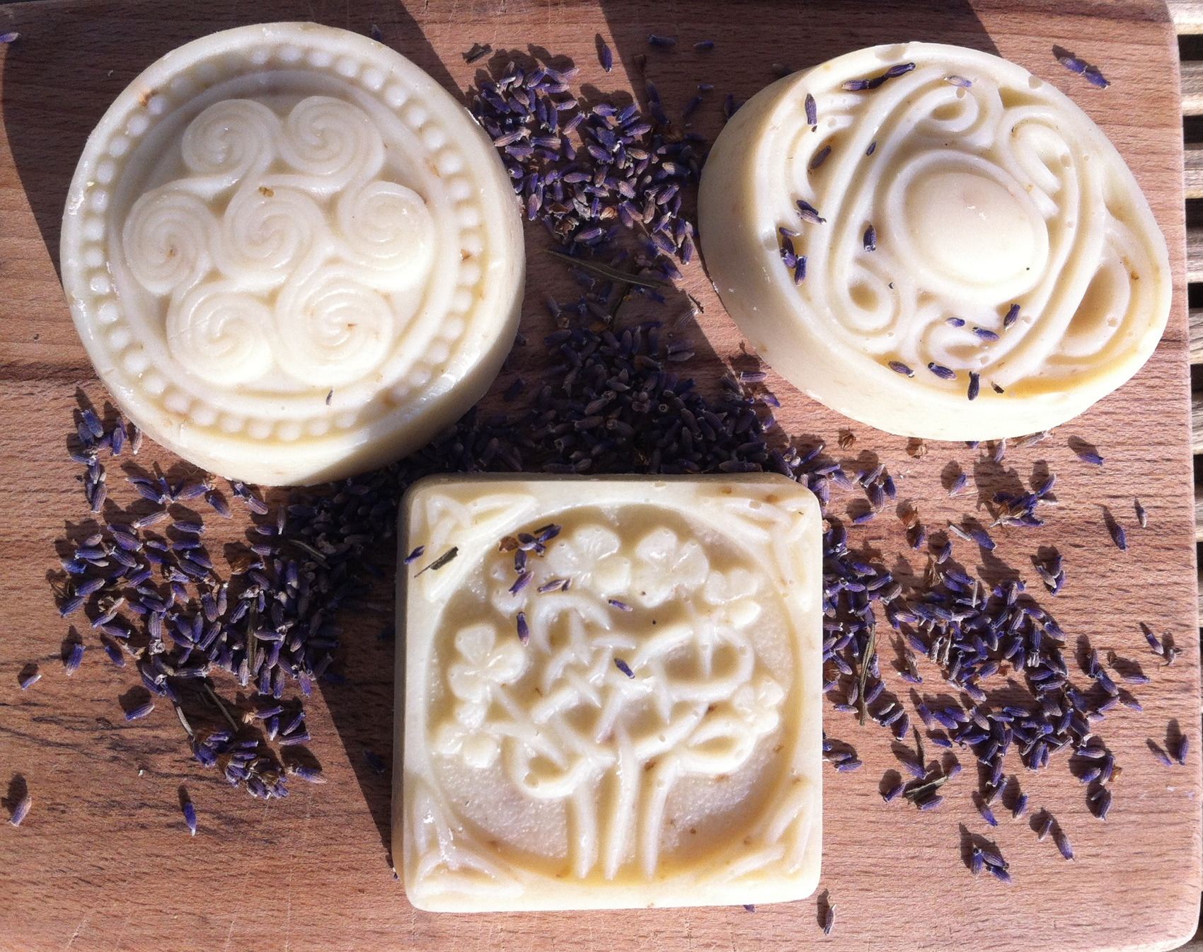 handmade natural soap celtic knots