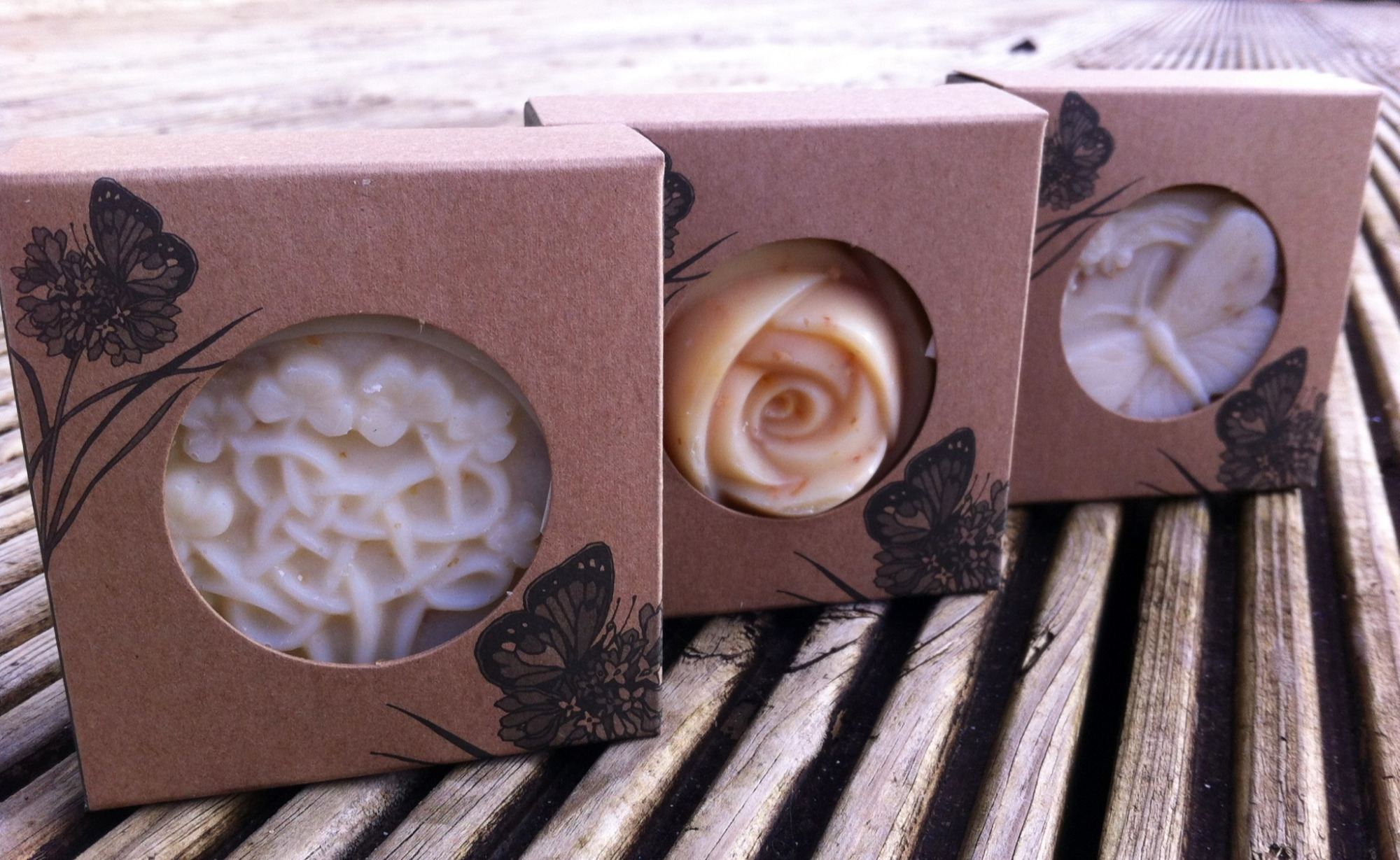 handmade celtic soap in gift box