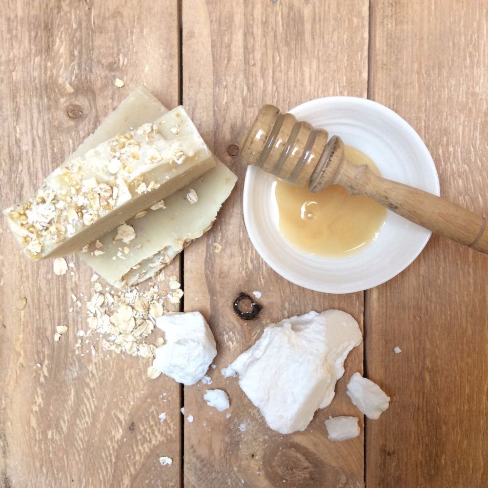 Honey, Oats and Shea Butter Handmade Soap, Gluten free
