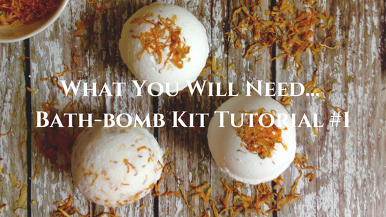 What you need to make your own bath bombs - Bath-bomb Kit Tutorial #1