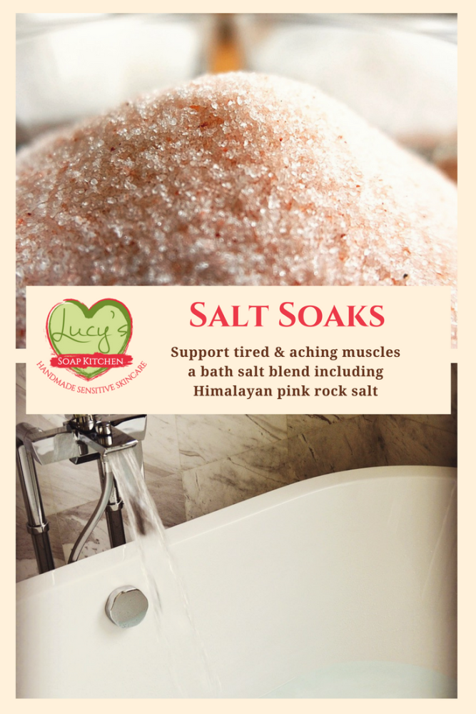 Himalayan Pink Bath Salts, Lucys Soap Kitchen, Ireland