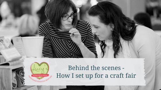 how to set up for a craft fair_ lucys soap kitchen, leitrim