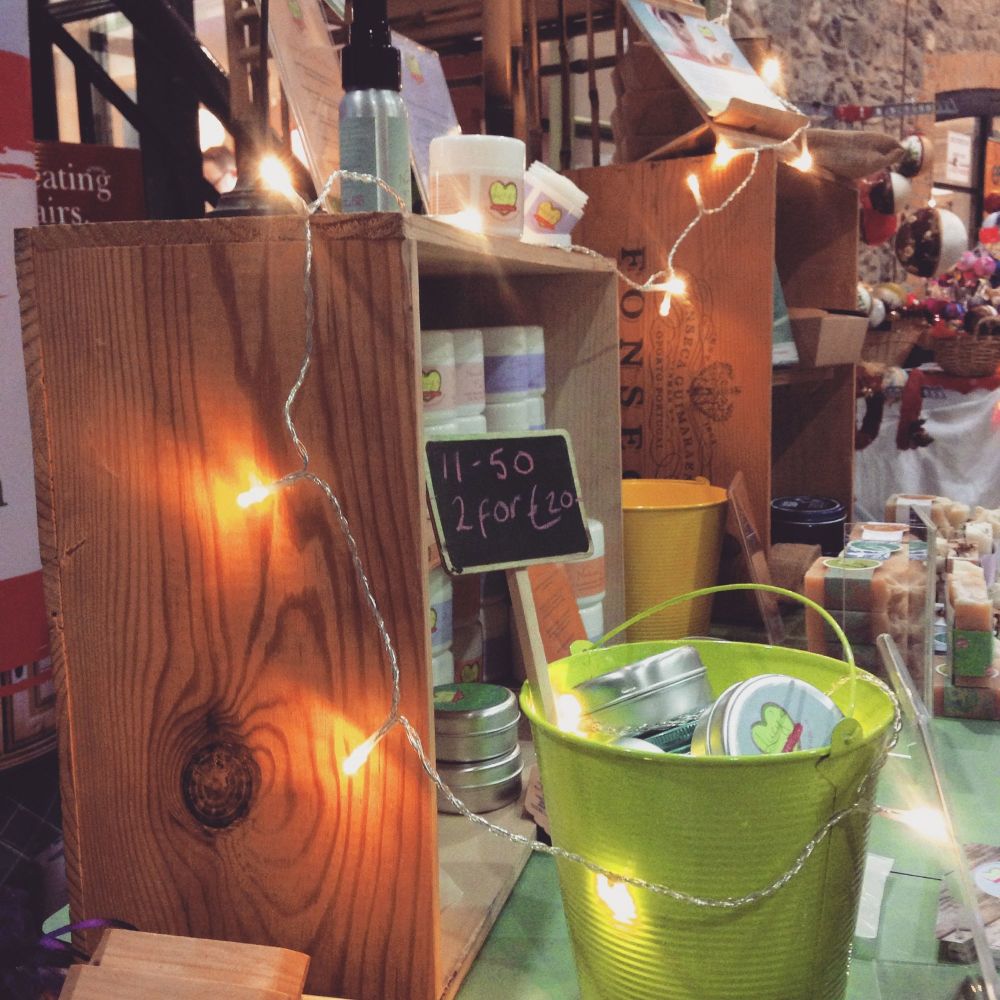 Craft fair soap display, Westmeath, Ireland