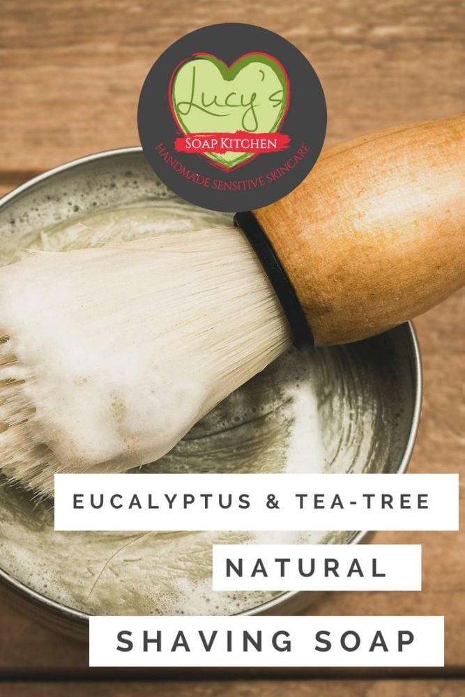natural shaving soap for dry, itchy skin, Lucys Soap Kitchen