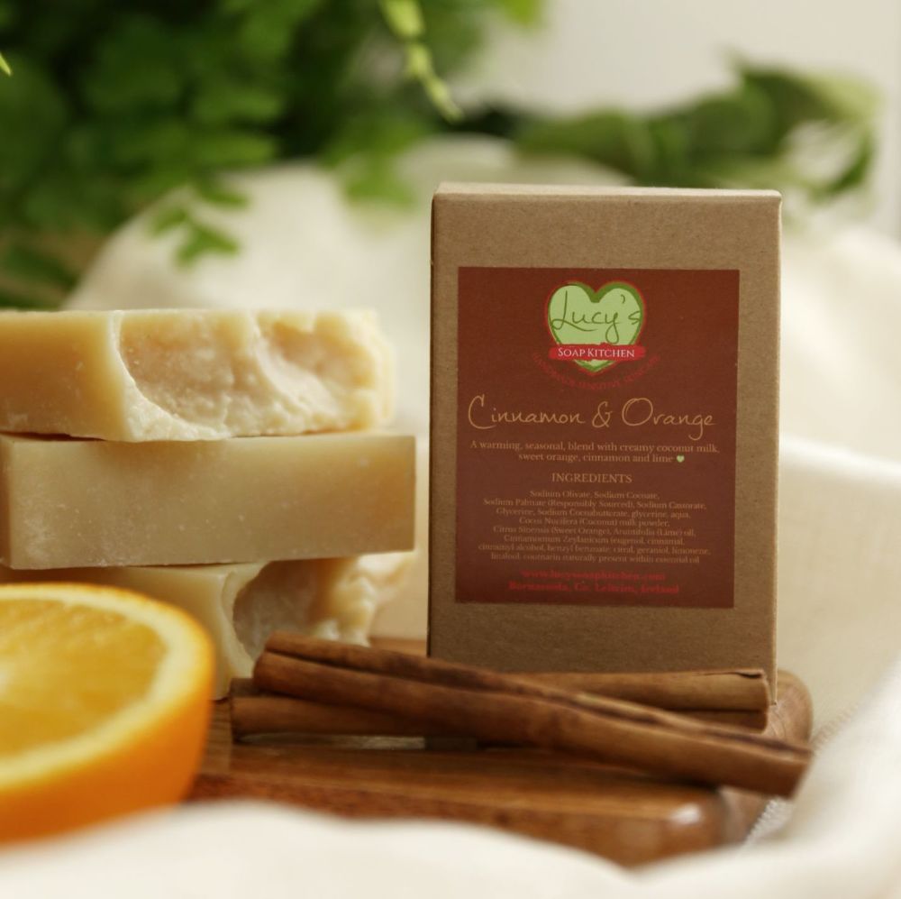 "Cinnamon & Orange" Natural Soap