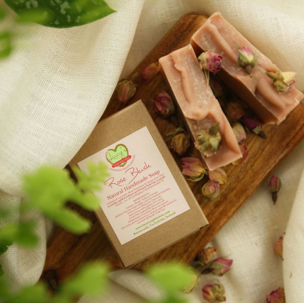 "Rose Blush" Natural Soap 