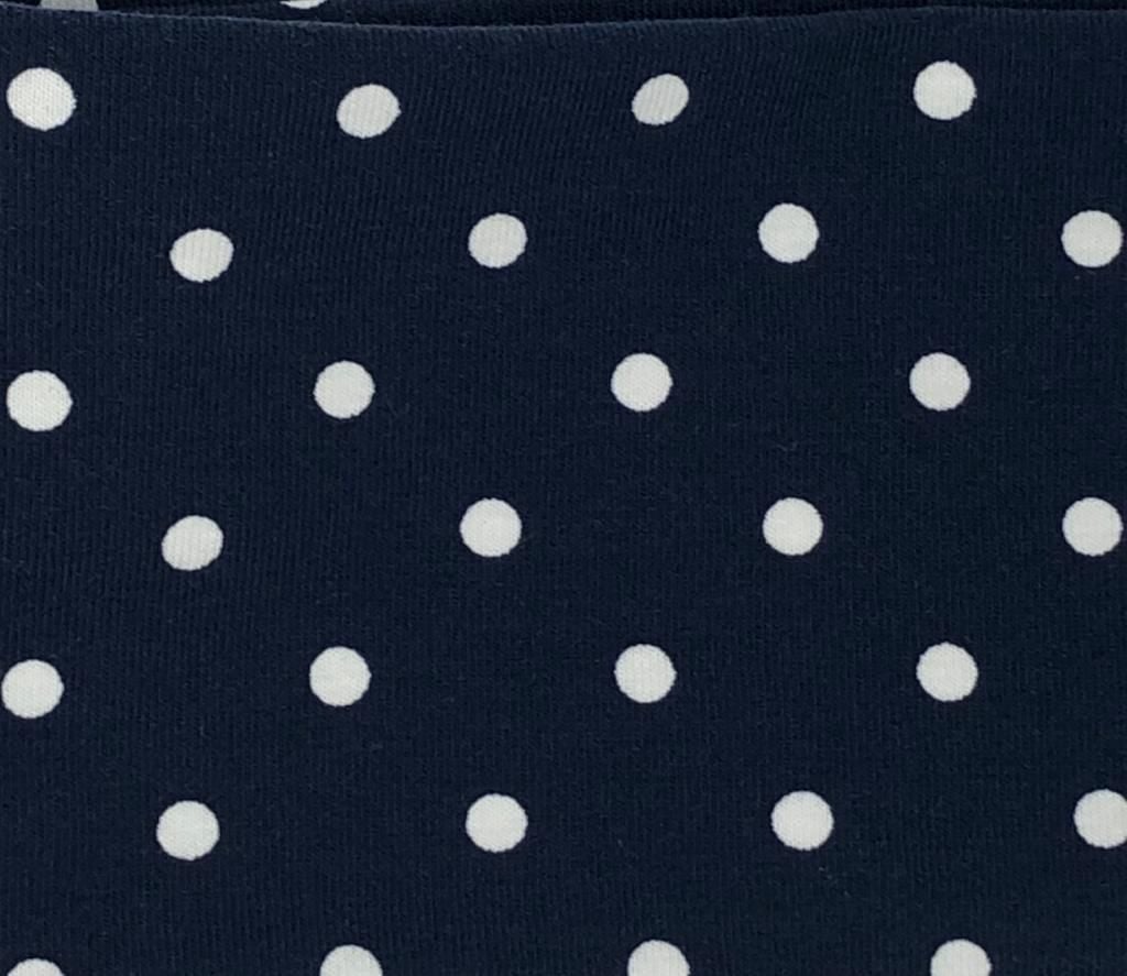 Navy Polka Dot