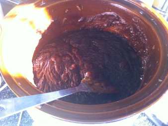 blog - soap melted down in crock pot