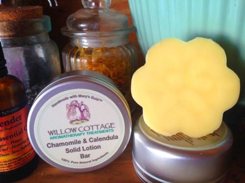 Chamomile & Calendula Solid Lotion Bar