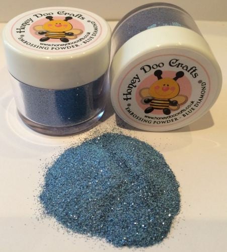 Honey Doo Crafts - Embossing Glitter - Blue Diamond