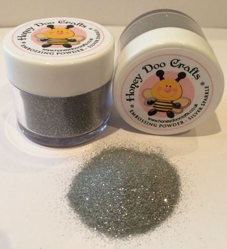 Honey Doo Crafts - Embossing Glitter - Silver Sparkle