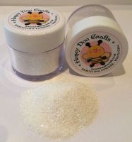 Honey Doo Crafts  20ml Jar Of Embossing Glitter - White Opal