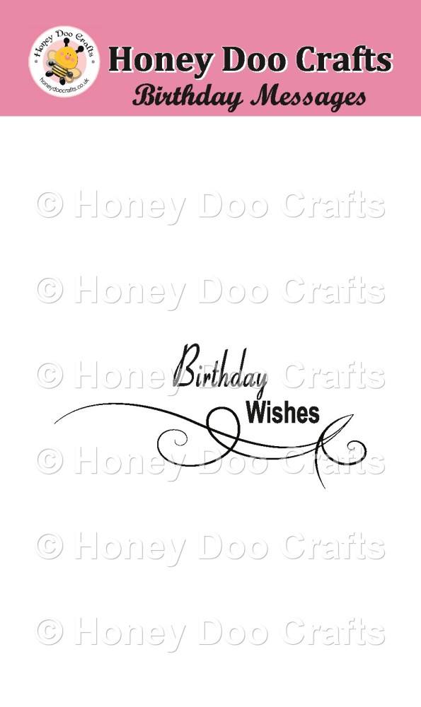 Birthday Wishes      (A7 Stamp)