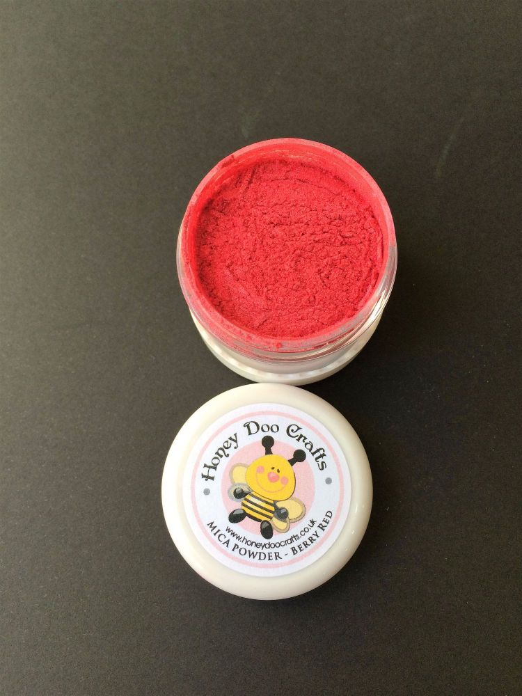 New - Berry Red - Mica Powder