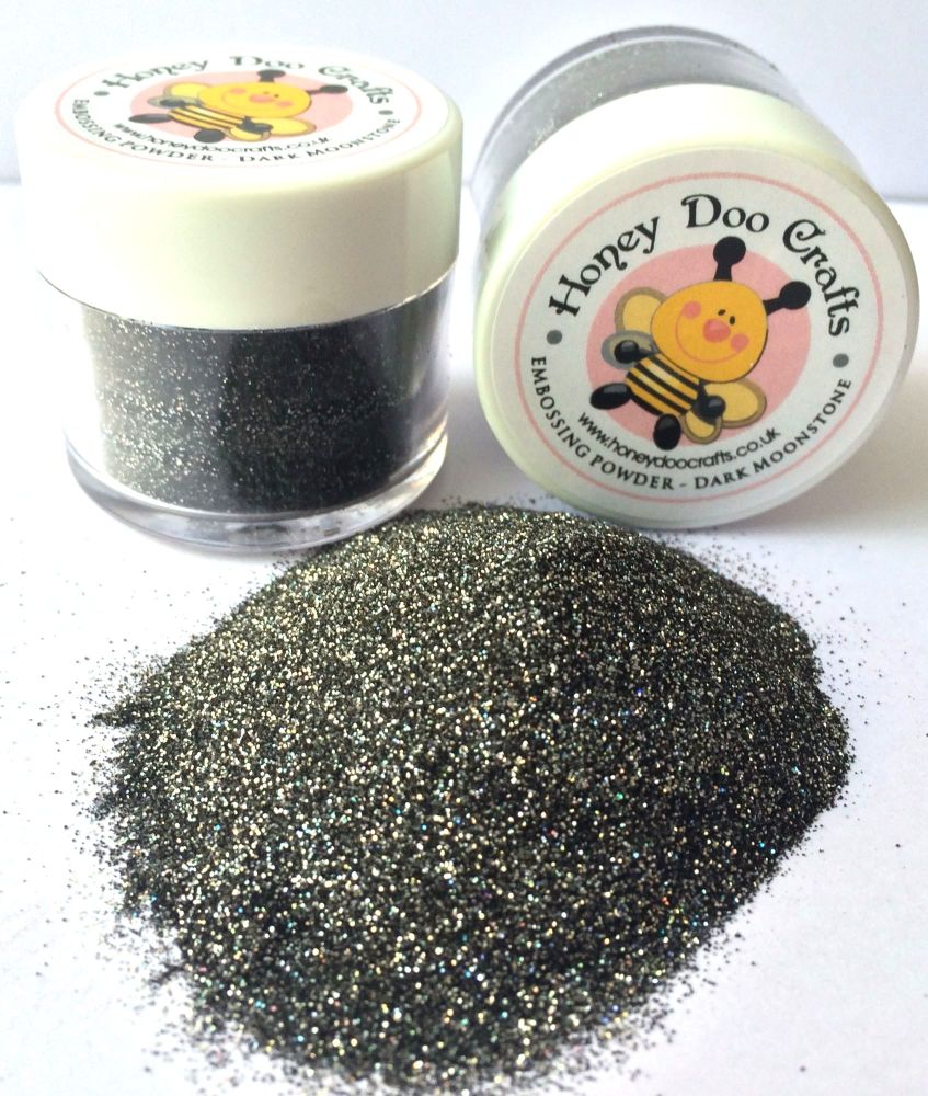 Honey Doo Crafts 20ml Jar Of Embossing Glitter - Dark Moonstone - As Seen On TV