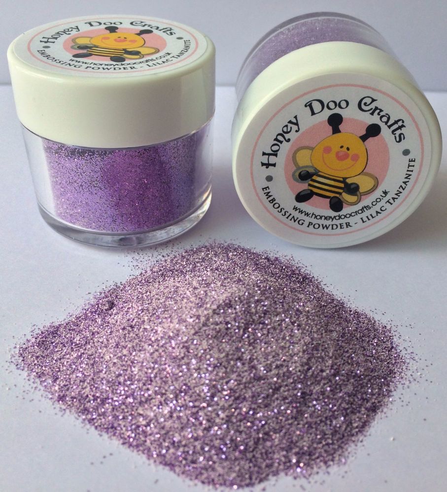 Honey Doo Crafts 20ml Jar Of Embossing Glitter - Lilac Tanzanite - As Seen On TV