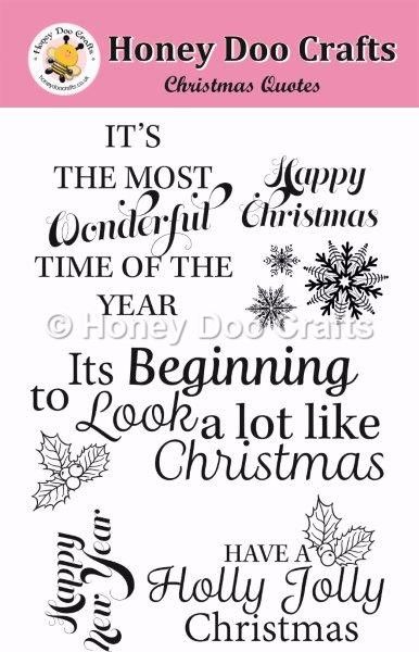 Christmas Quotes  (A6 Stamp)