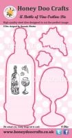Honey Doo Crafts - A Bottle Of Vine Outline Die 