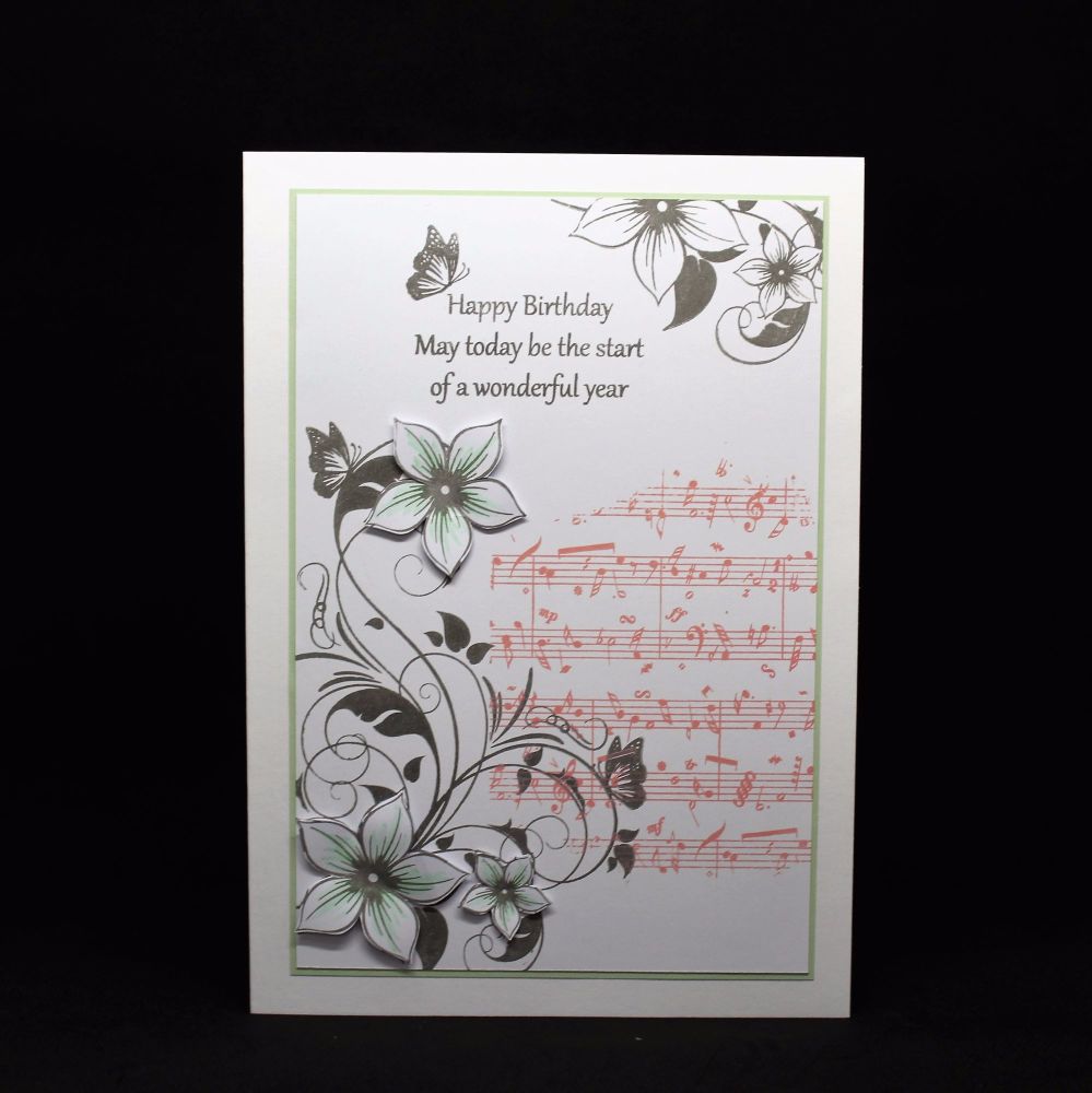  Butterfly Wishes    (A6 Stamp)
