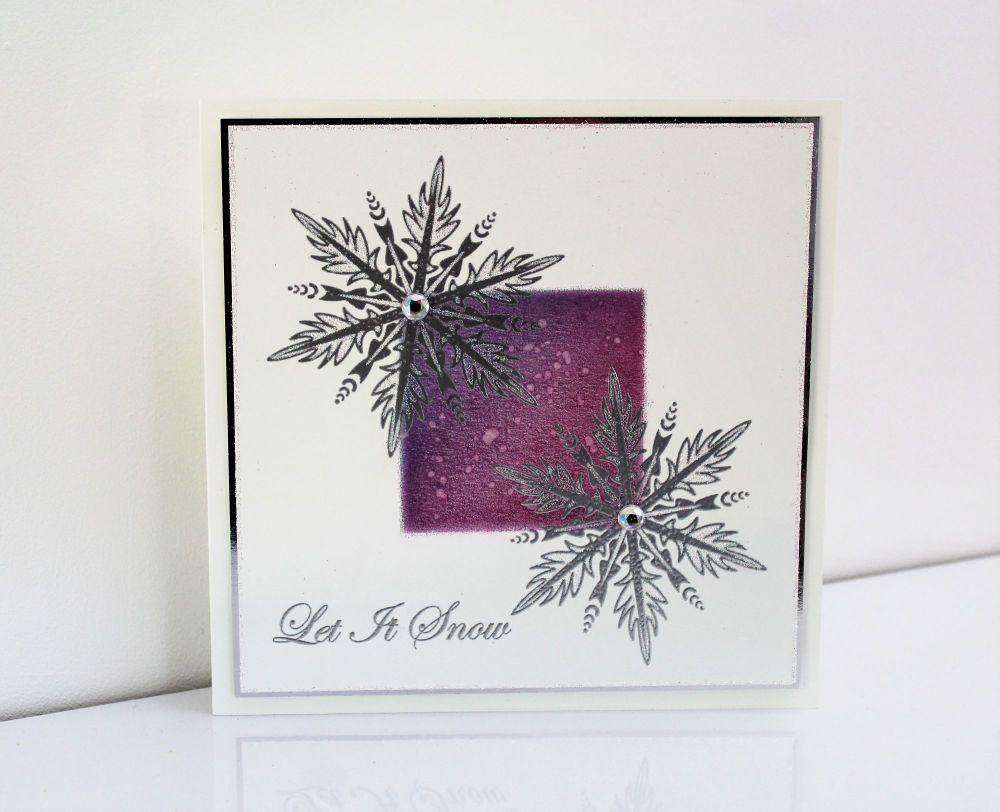  Large Snowflake  (A6 Stamp)