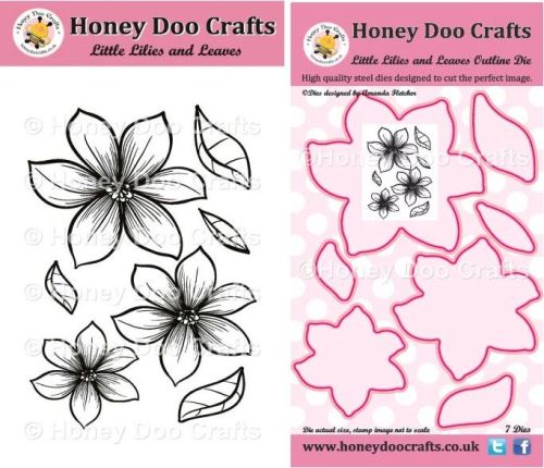 Little Lilies and Leaves Stamp and Outline Die Set