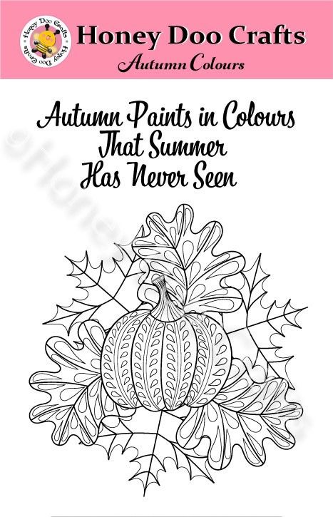 Autumn Colours (A6 Stamp)