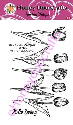 Spring Tulips (A6 Stamp)