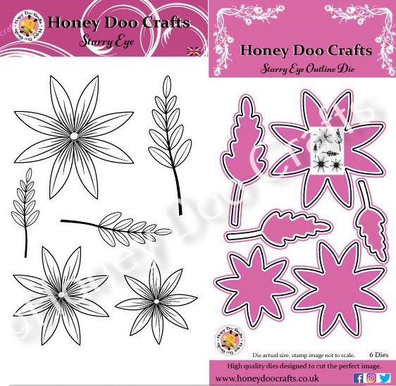 Starry Eye Stamp and Outline Die Set