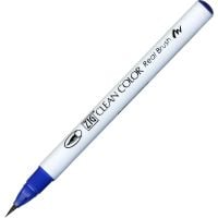 Kuretake Zig Clean Colour Pen With Real Brush Nib - Blue 030