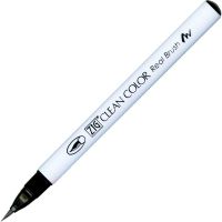 Kuretake Zig Clean Colour Pen With Real Brush Nib - Black 010