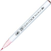Kuretake Zig Clean Colour Pen With Real Brush Nib - Sugared Almond Pink 200