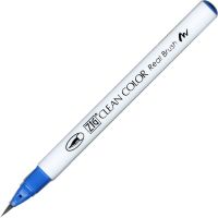 Kuretake Zig Clean Colour Pen With Real Brush Nib - Cornflower Blue 037