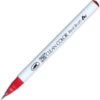 Kuretake Zig Clean Colour Pen With Real Brush Nib - Geranium Red 029
