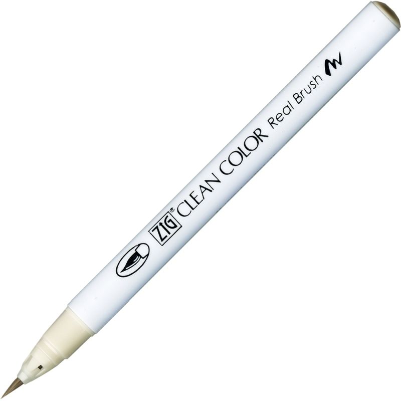 Kuretake Zig Clean Colour Pen With Real Brush Nib - Warm Gray 2    - 900