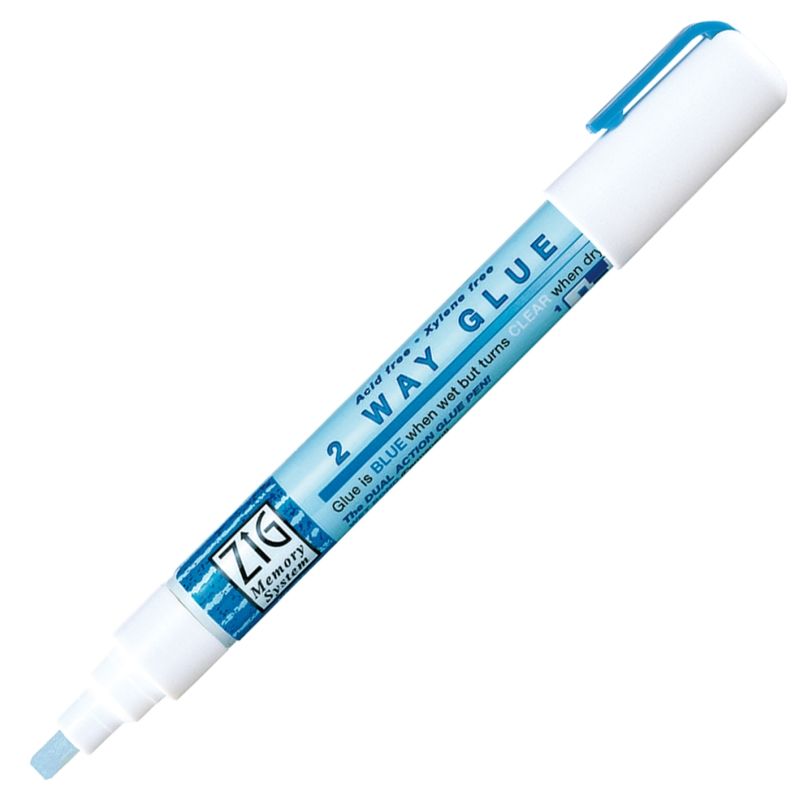 Zig 2-Way Glue Pen – Chisel Tip