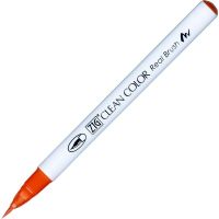 Kuretake Zig Clean Colour Pen With Real Brush Nib - Scarlet Red  023