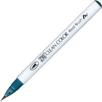 Kuretake Zig Clean Colour Pen With Real Brush Nib -  Persian Green  033