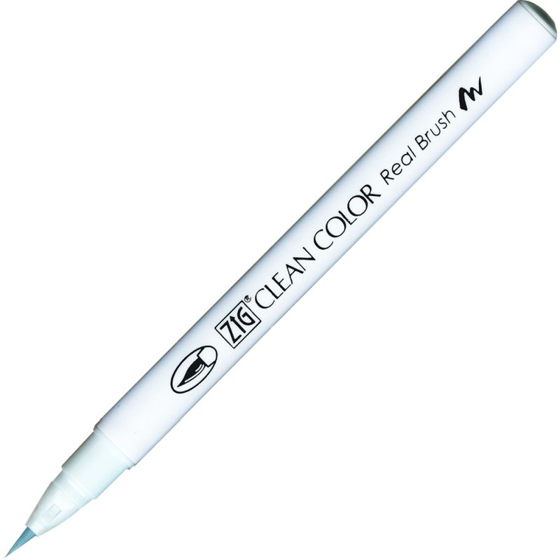 Kuretake Zig Clean Colour Pen With Real Brush Nib -  Hazel Blue  302