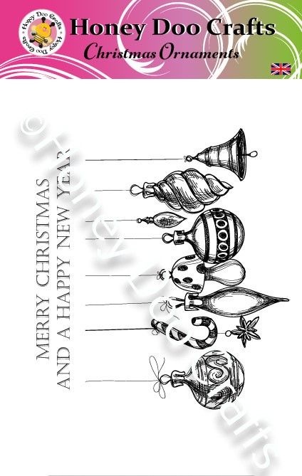 Christmas Ornaments (A5 Stamp)