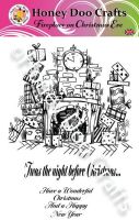 Fireplace on Christmas Eve  (A5 Stamp)   
