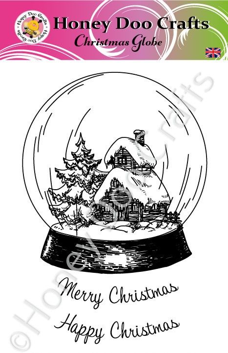 Christmas Globe  (A6 Stamp)