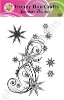 Snowflake Flourish   (A6 Stamp)