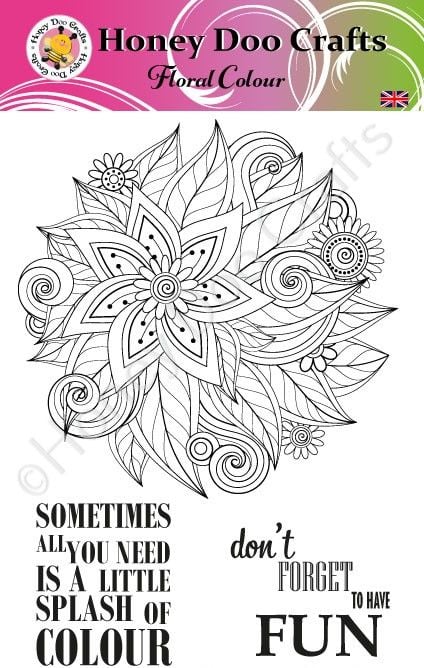 Floral Colour (A5 Stamp)