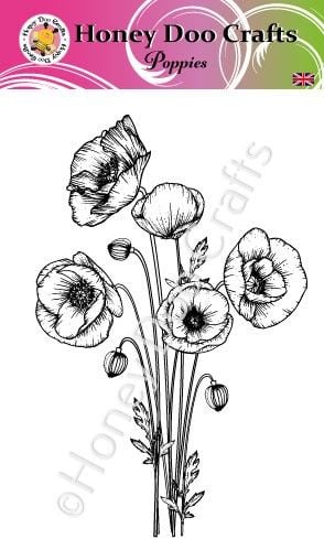  Poppies   (A6 Stamp)
