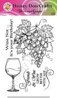 Wine & Grapes   (A6 Stamp)