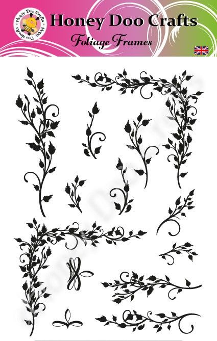 Foliage Frames (A5 Stamp)