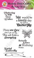  Butterfly Wishes    (A6 Stamp)